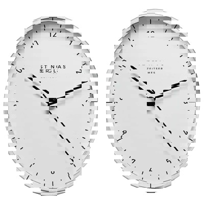Zeige Details für Sternglas Wanduhr Zirkel Bild von Sternglas Wanduhr Zirkel